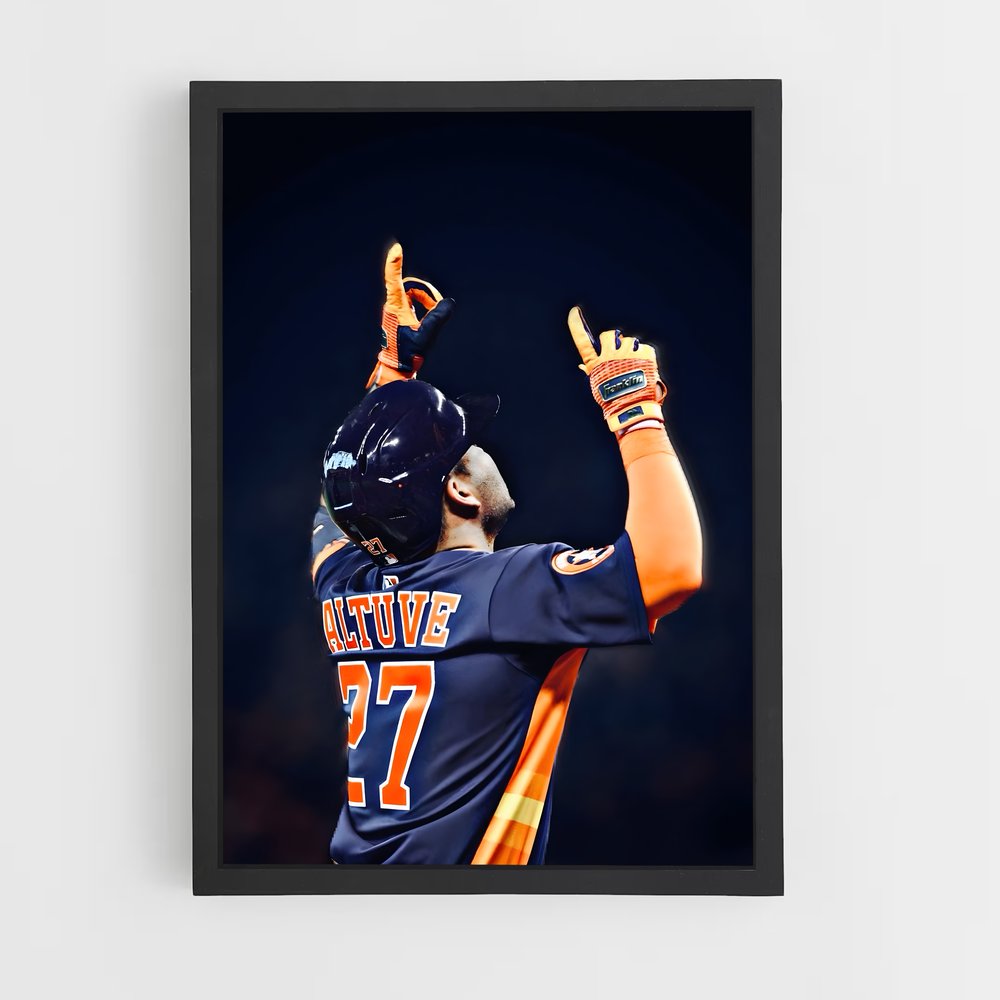 ap-jose altuve-3 cadre Noir