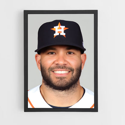 ap-jose altuve-4 cadre Noir