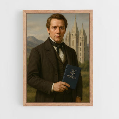 ap-joseph smith-1 cadre Bois clair