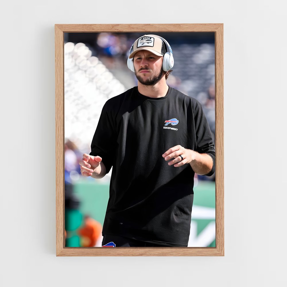 ap-josh allen-2 cadre Bois clair