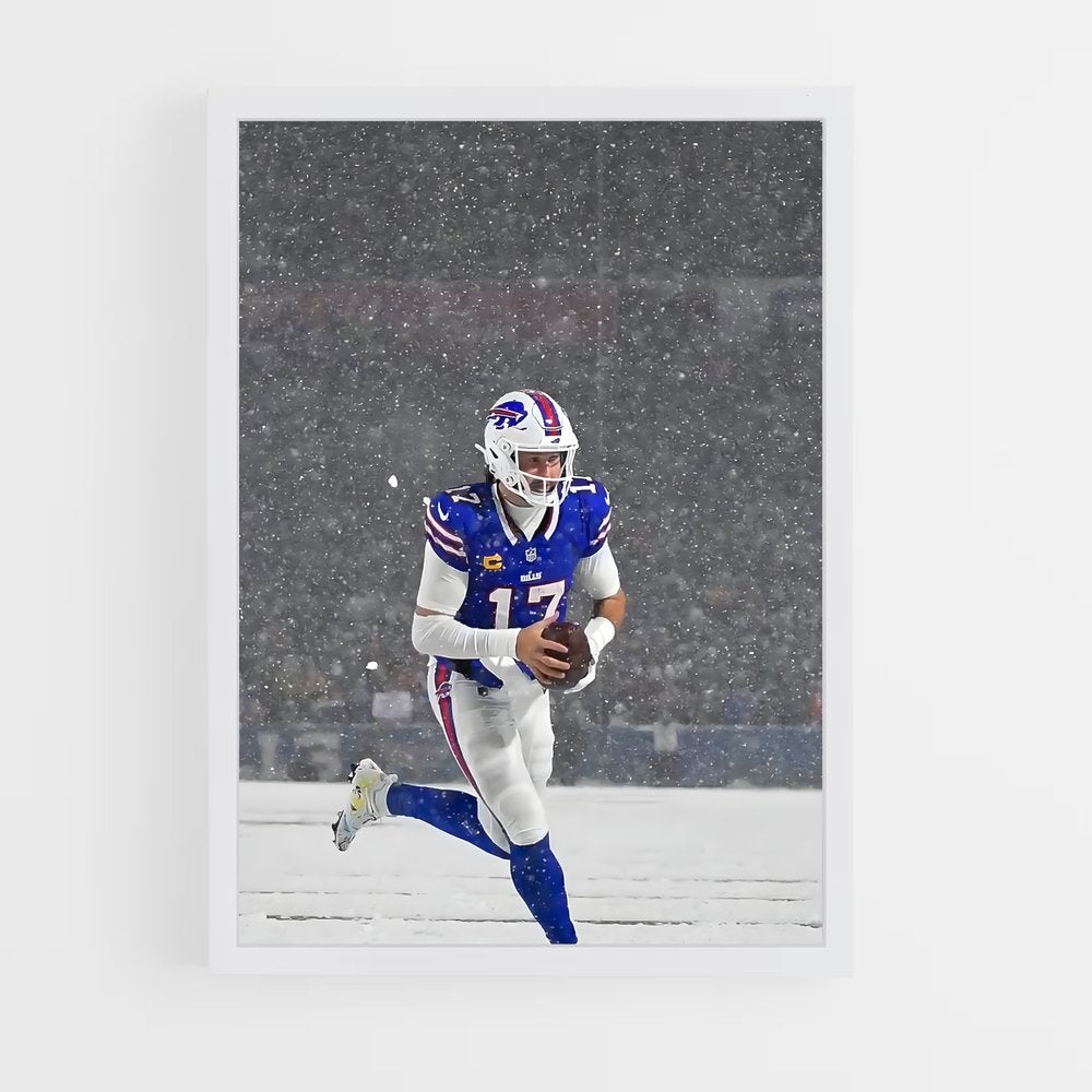 ap-josh allen-3 cadre Blanc