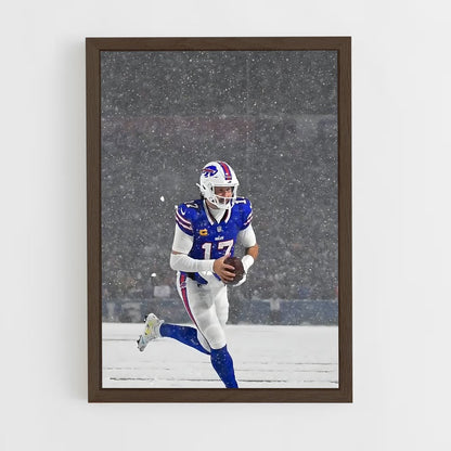 ap-josh allen-3 cadre Bois foncé
