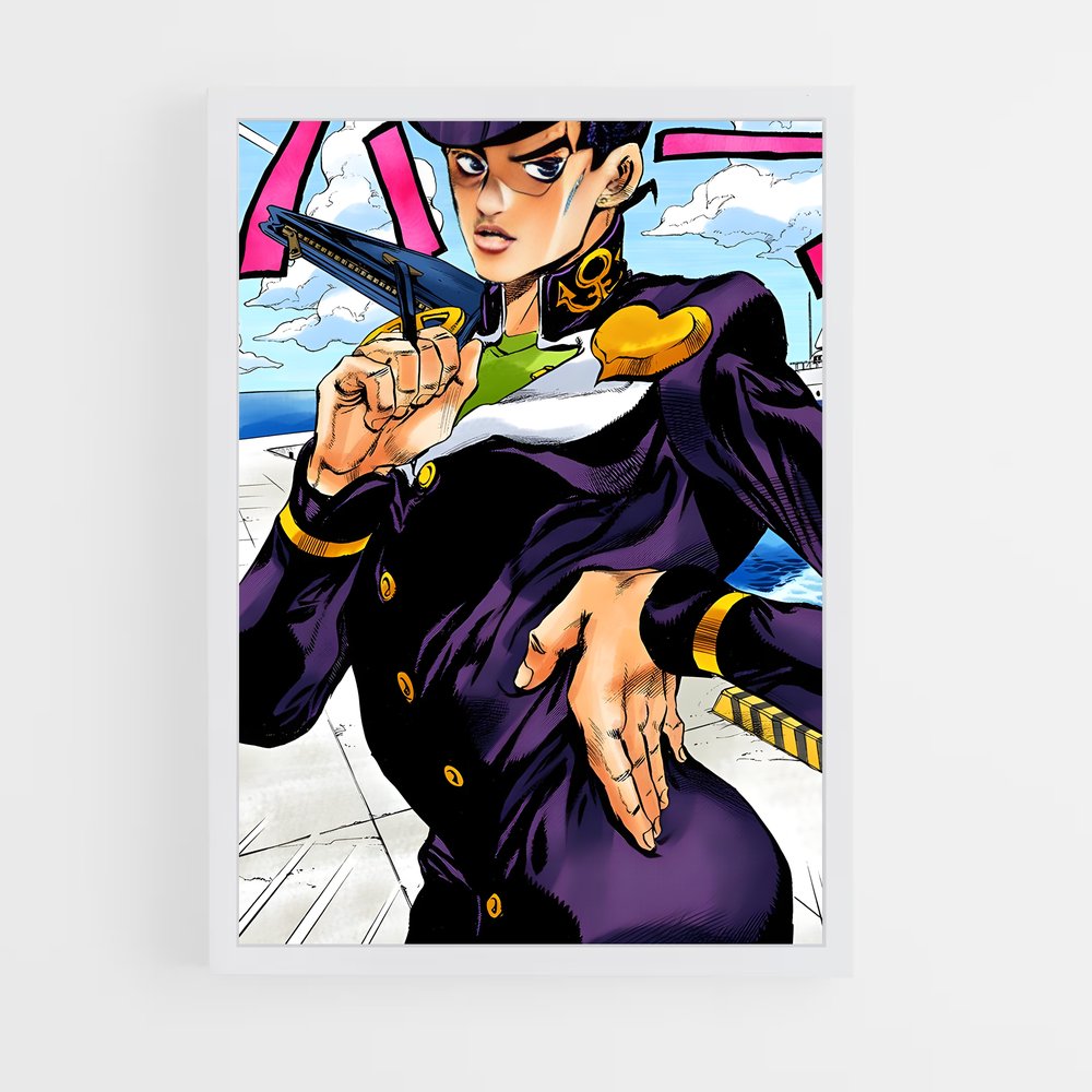 ap-josuke higashikata-1 cadre Blanc