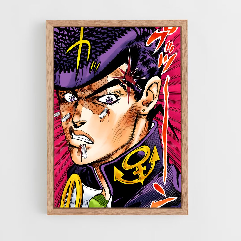ap-josuke higashikata-4 cadre Bois clair