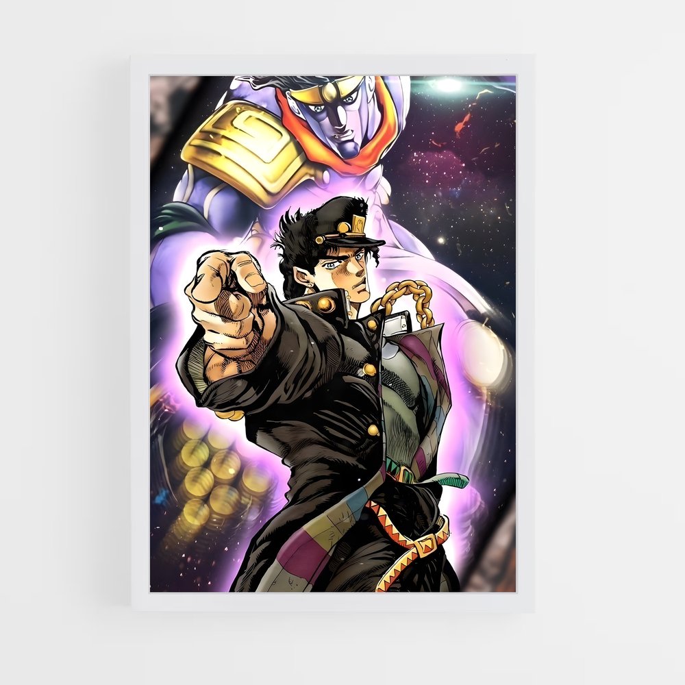 ap-jotaro kujo-1 cadre Blanc