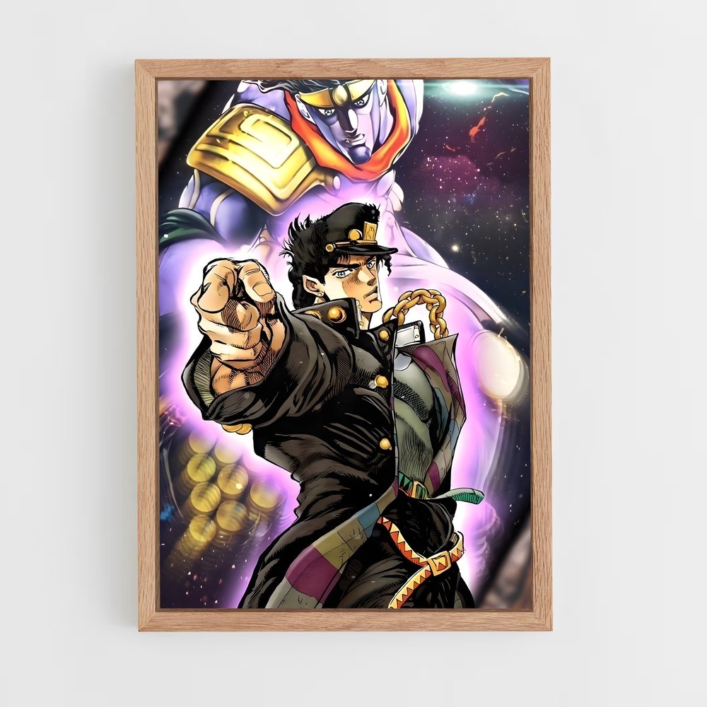 ap-jotaro kujo-1 cadre Bois clair
