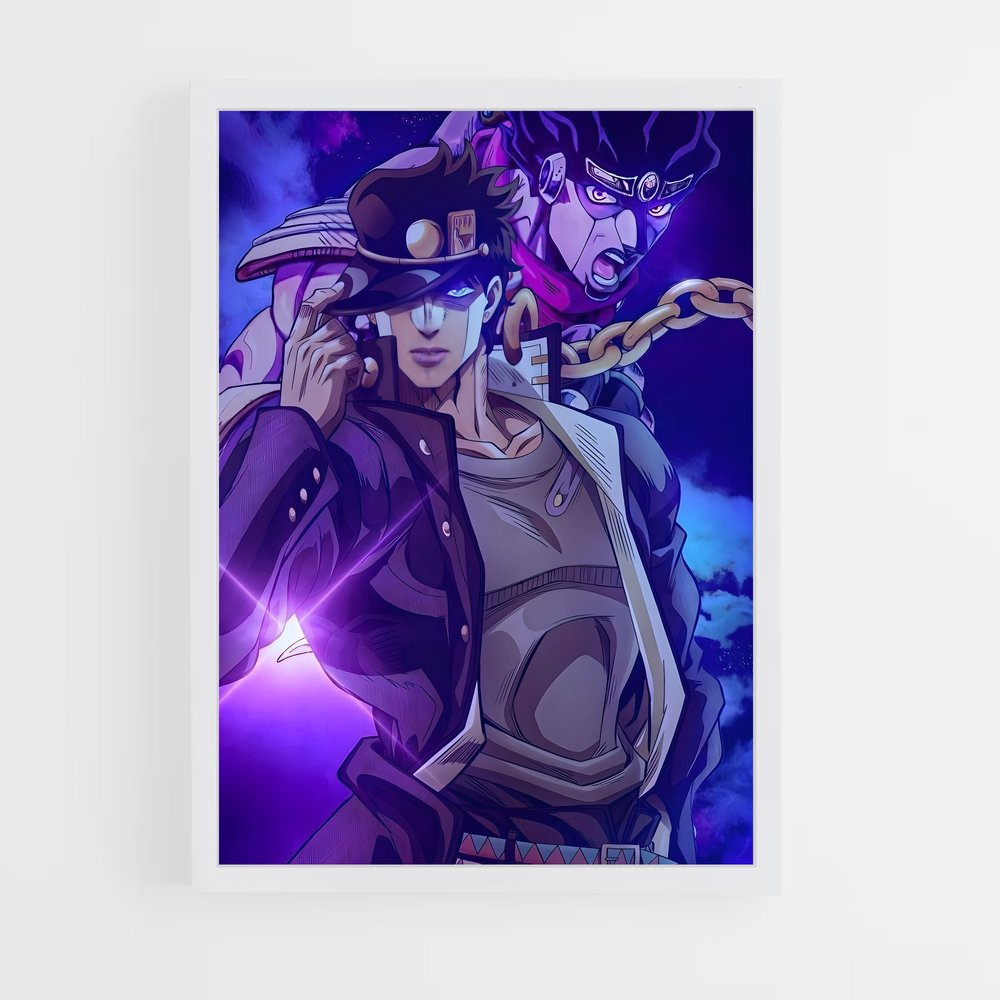 ap-jotaro kujo-2 cadre Blanc
