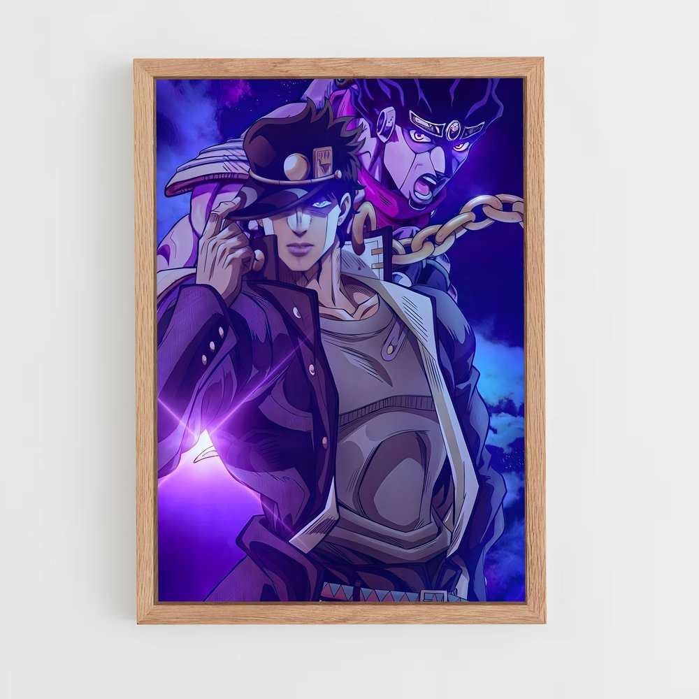 ap-jotaro kujo-2 cadre Bois clair