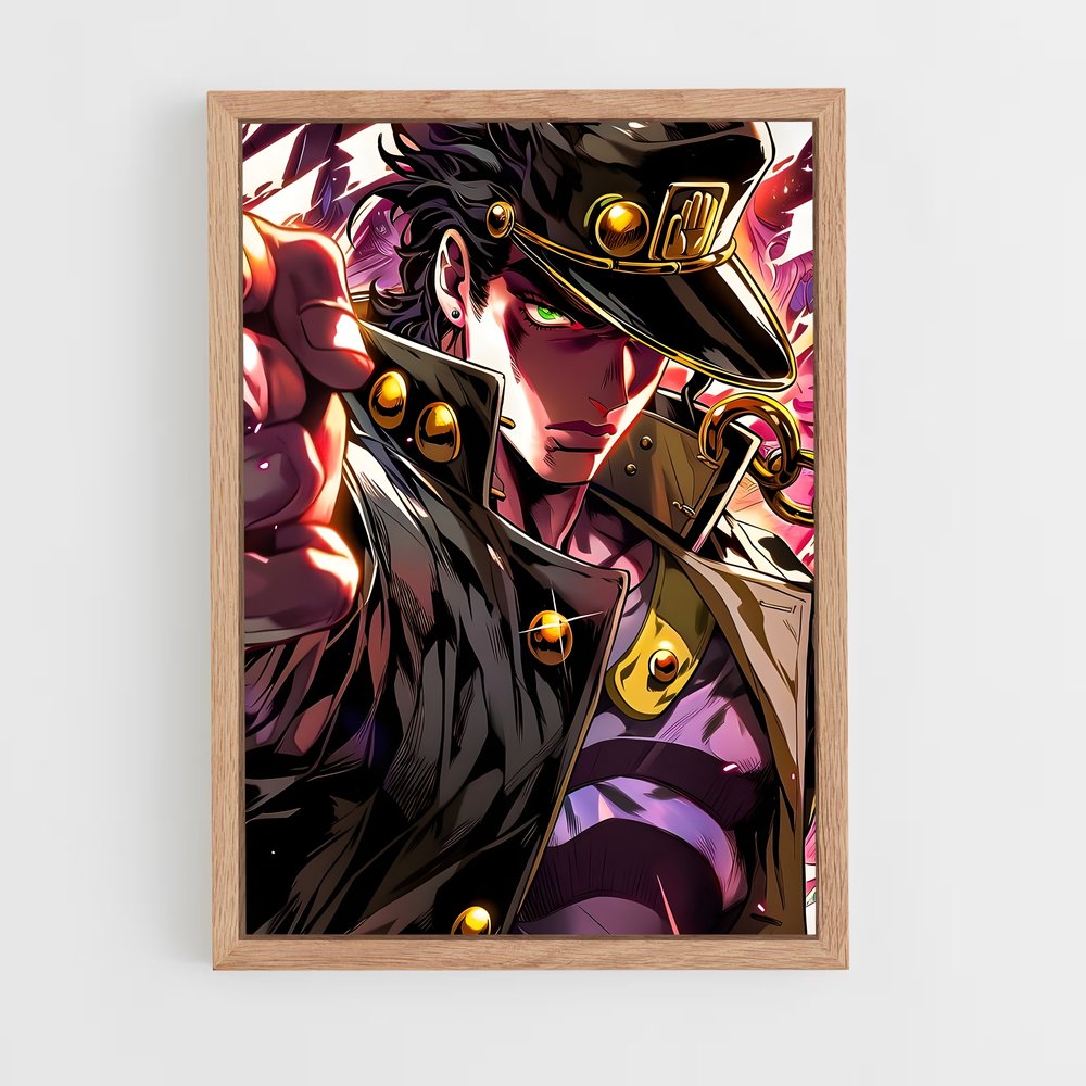 ap-jotaro kujo-4 cadre Bois clair