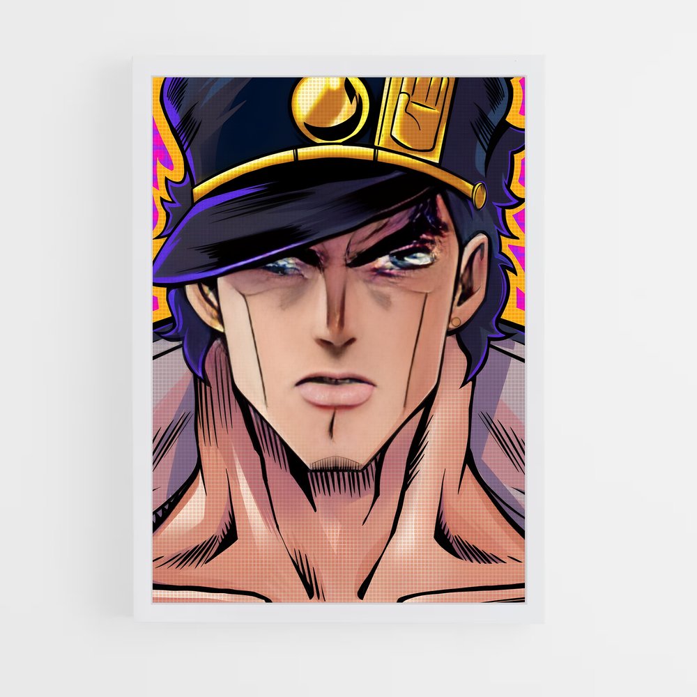 ap-jotaro kujo-6 cadre Blanc