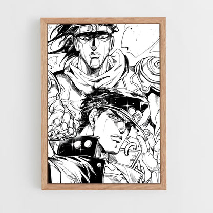 ap-jotaro kujo-7 cadre Bois clair