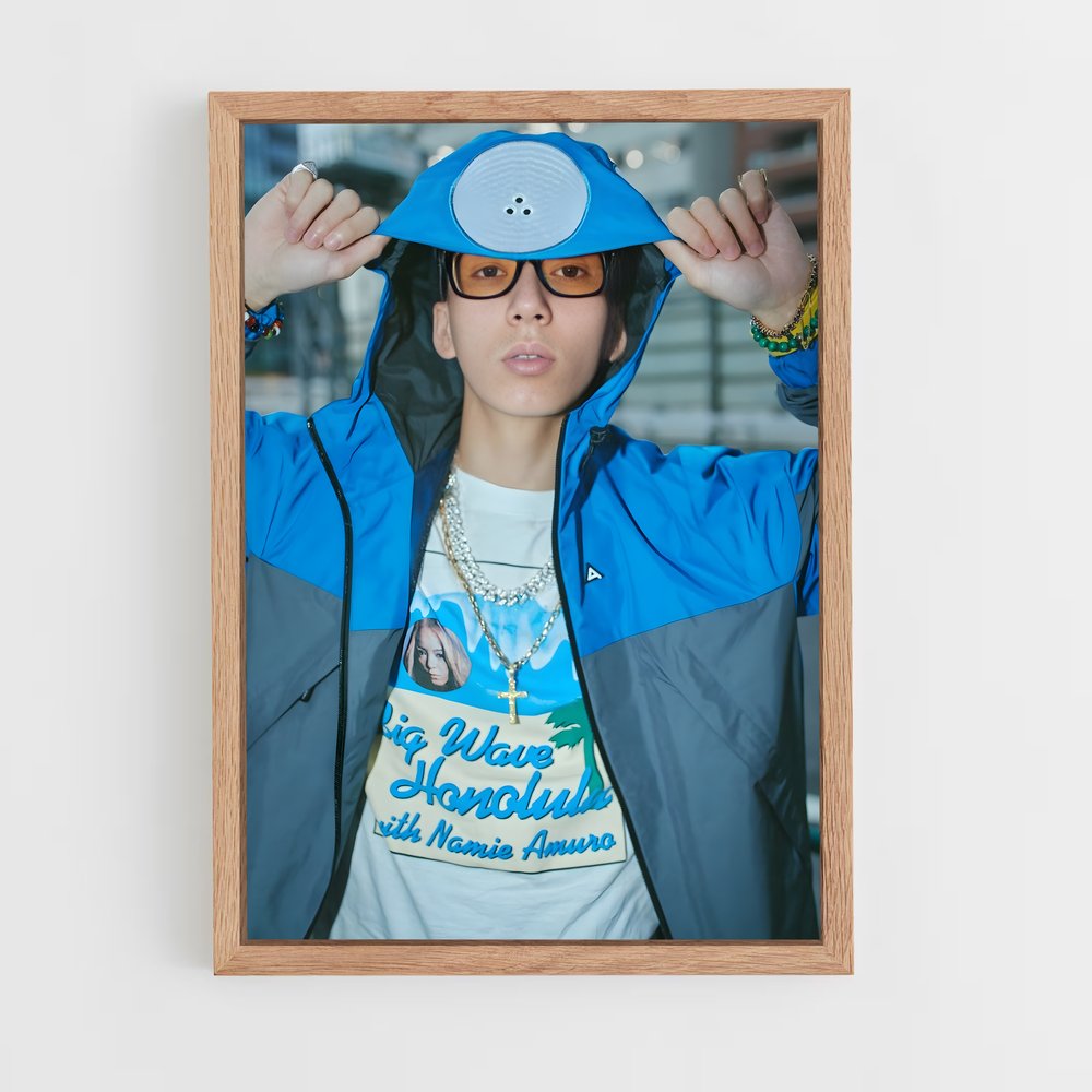 ap-jp the wavy-4 cadre Bois clair
