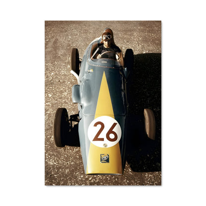 Poster Fangio en Piste