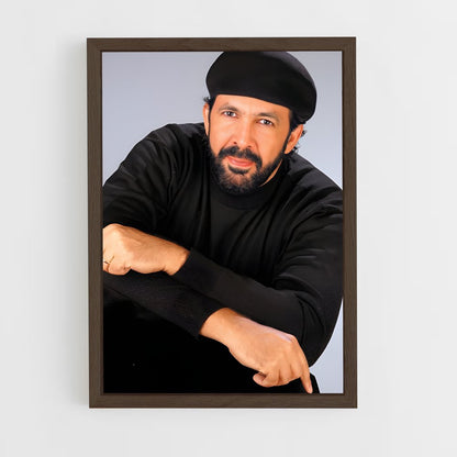 ap-juan luis guerra-4 cadre Bois foncé