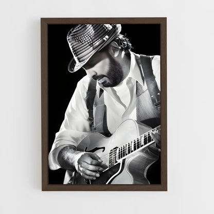 ap-juan luis guerra-9 cadre Bois foncé