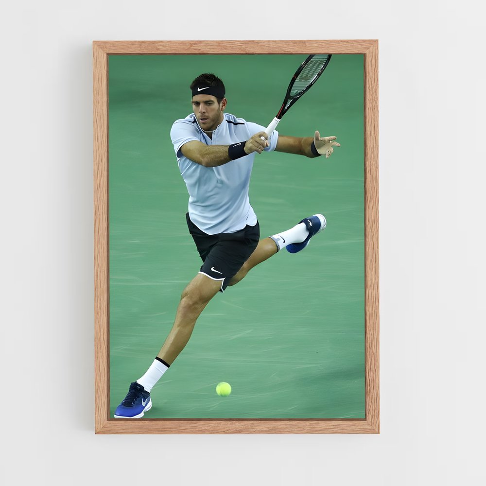 ap-juan martin del potro-1 cadre Bois clair