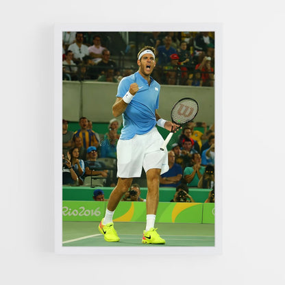 ap-juan martin del potro-6 cadre Blanc