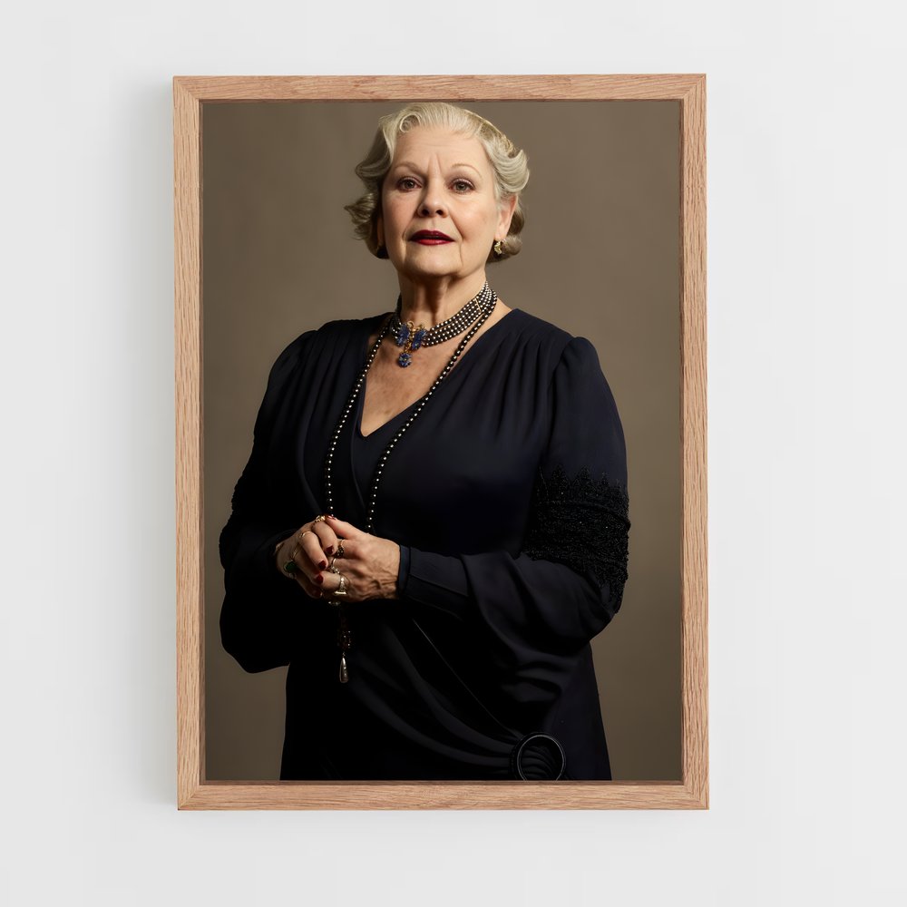 ap-judi dench-1 cadre Bois clair