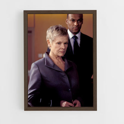 ap-judi dench-3 cadre Bois foncé