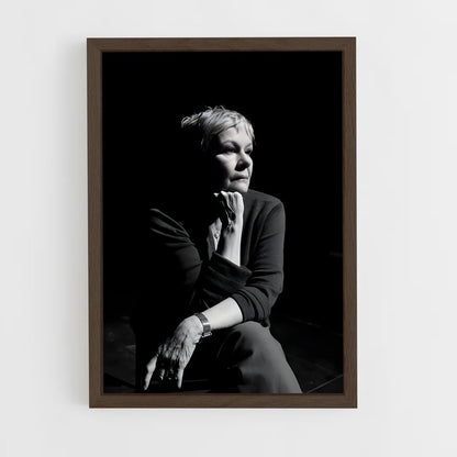ap-judi dench-5 cadre Bois foncé