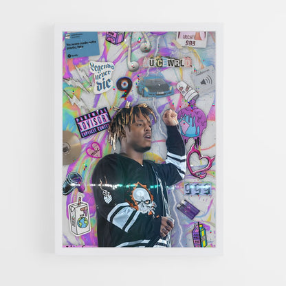 ap-juice wrld-1 cadre Blanc