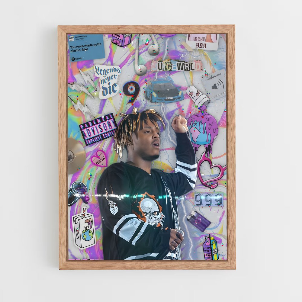 ap-juice wrld-1 cadre Bois clair