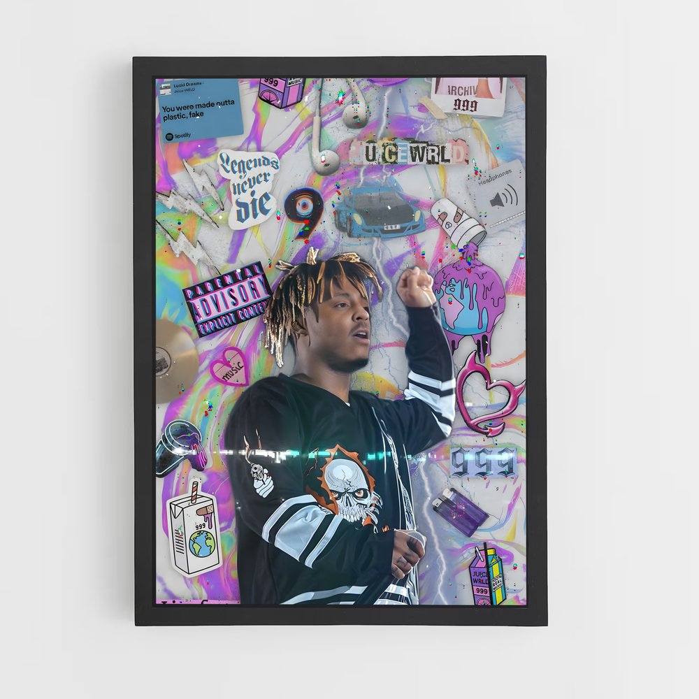 ap-juice wrld-1 cadre Noir