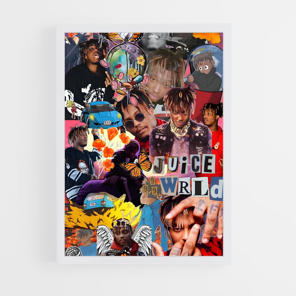 ap-juice wrld-7 cadre Blanc