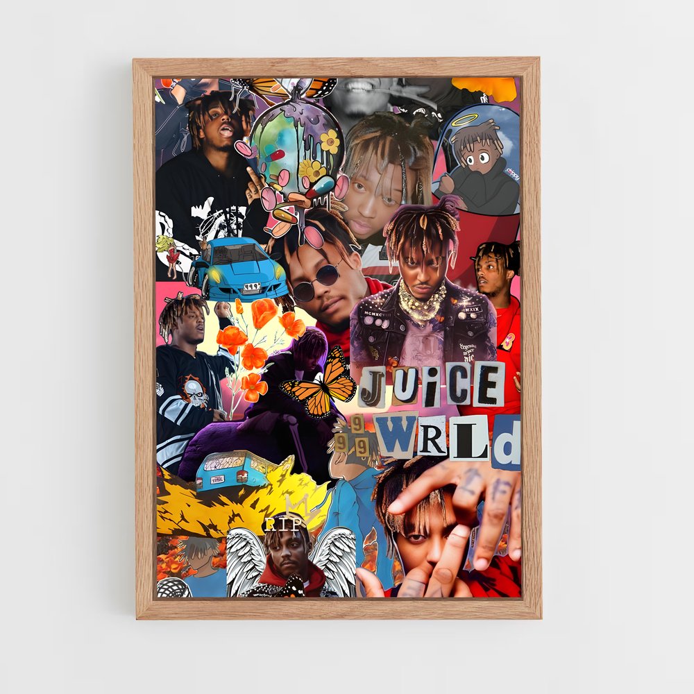 ap-juice wrld-7 cadre Bois clair