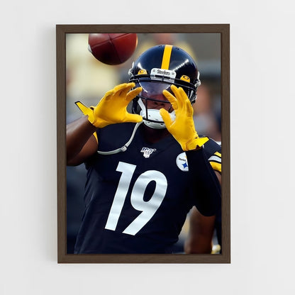 ap-juju smith-schuster-1 cadre Bois foncé