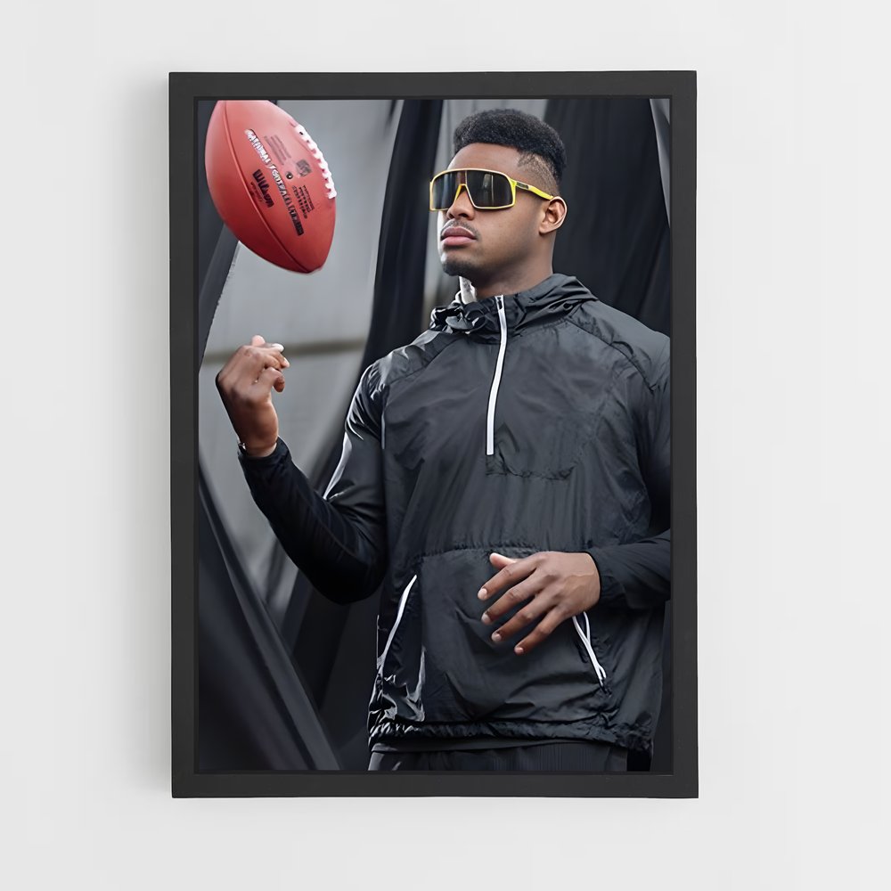 ap-juju smith-schuster-3 cadre Noir