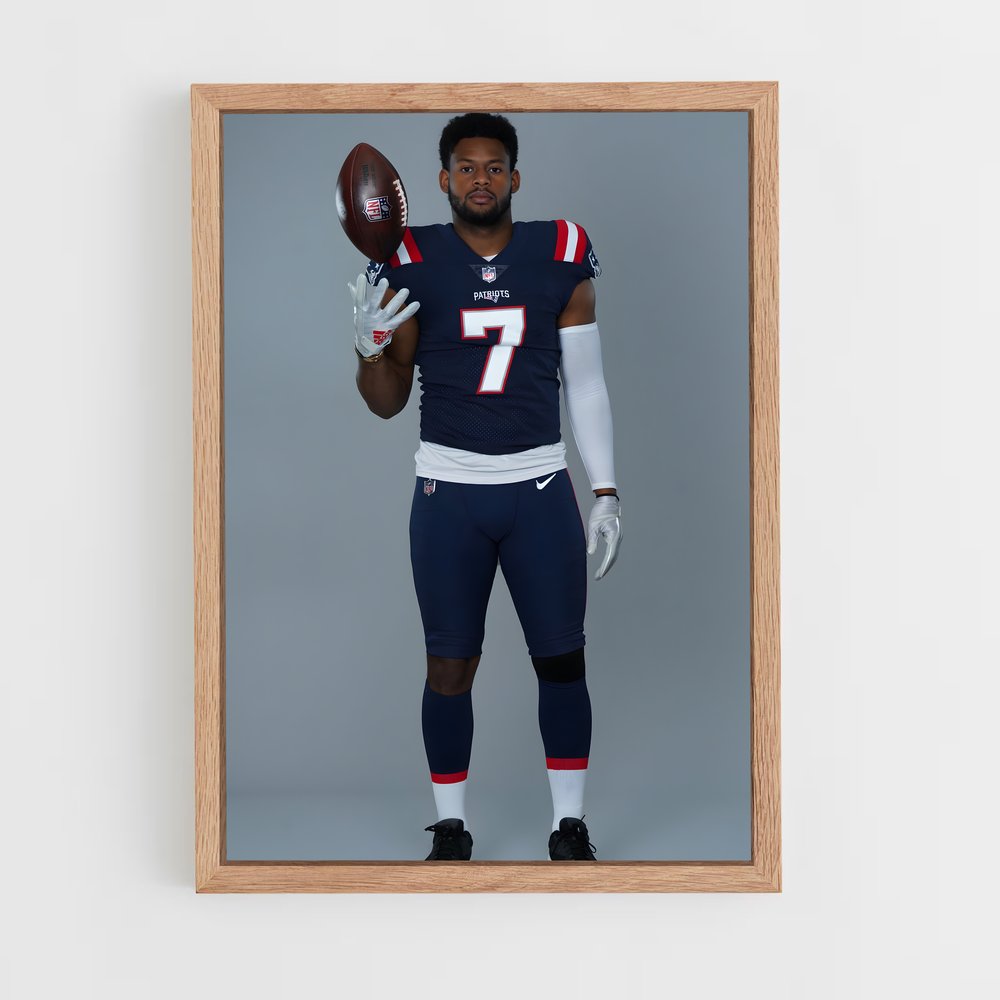 ap-juju smith-schuster-6 cadre Bois clair