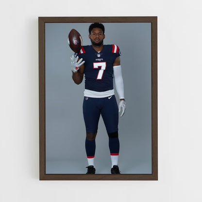 ap-juju smith-schuster-6 cadre Bois foncé