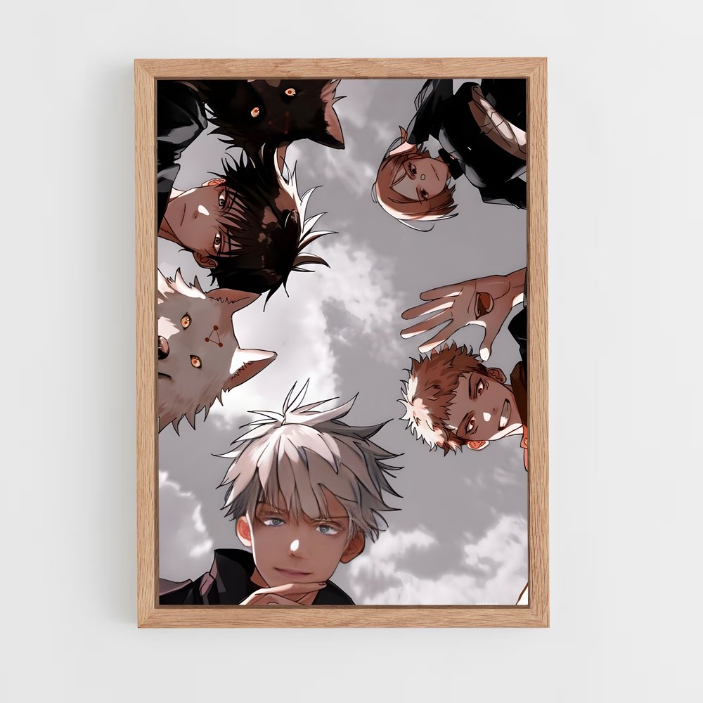 ap-jujutsu kaisen-12 cadre Bois clair