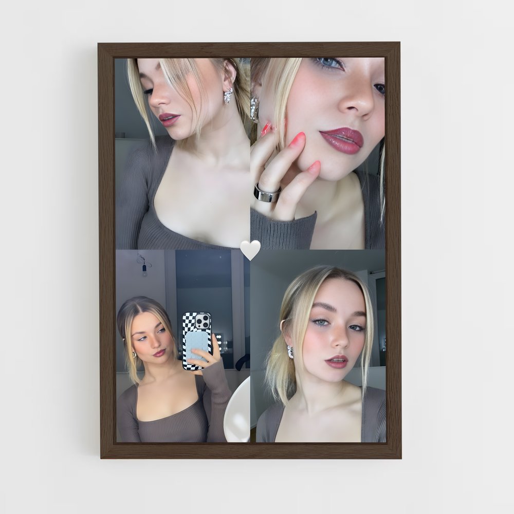 ap-julia beautx-6 cadre Bois foncé