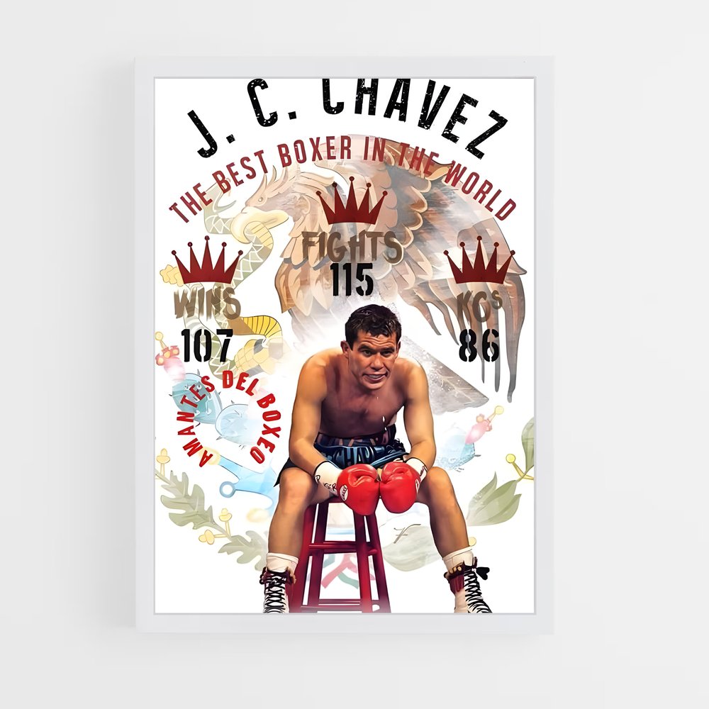 ap-julio cesar chavez-2 cadre Blanc