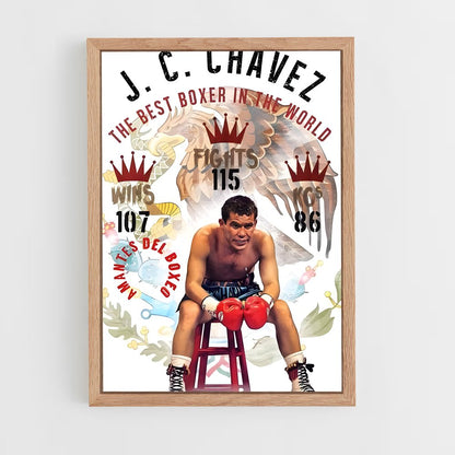 ap-julio cesar chavez-2 cadre Bois clair
