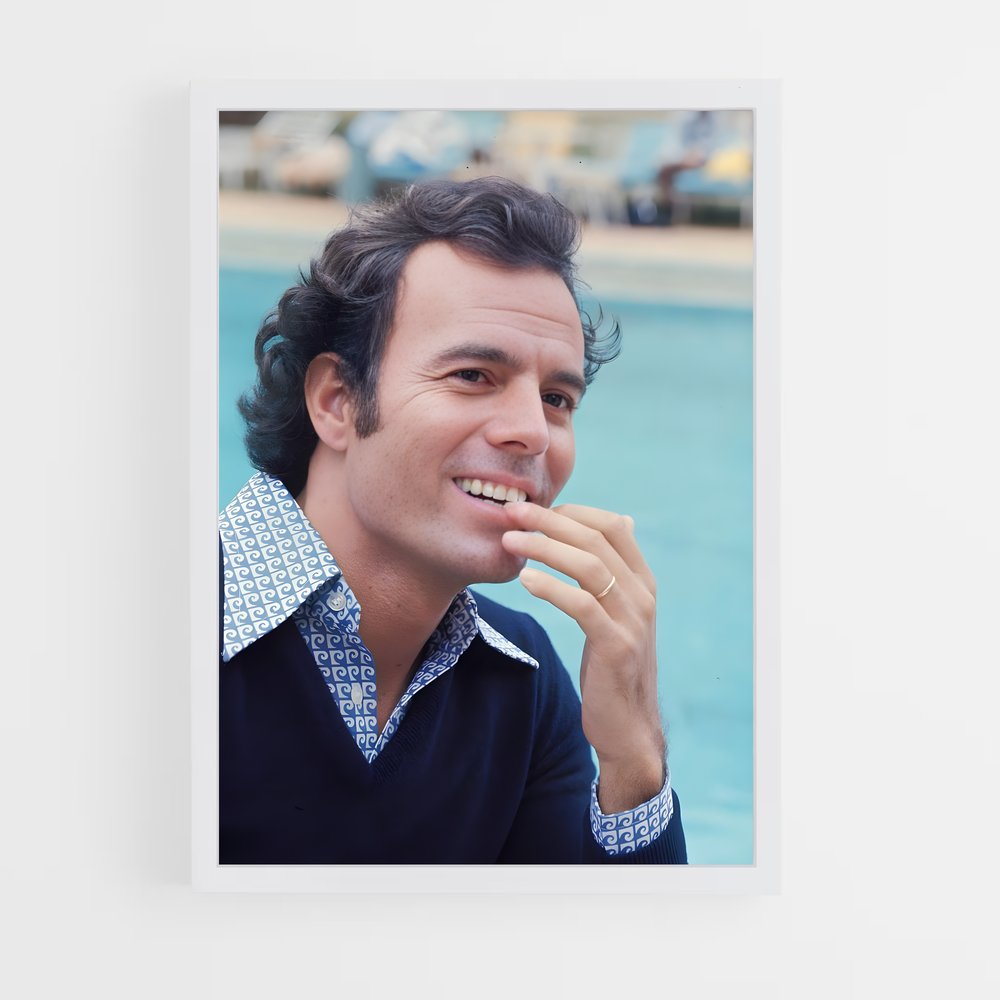 ap-julio iglesias-4 cadre Blanc