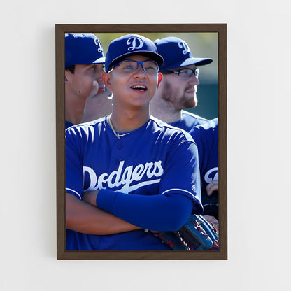 ap-julio urias-5 cadre Bois foncé