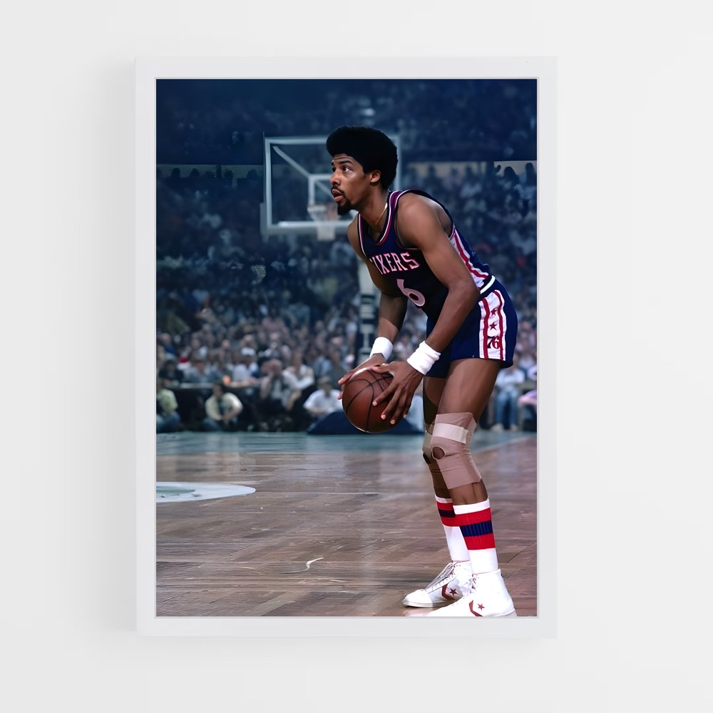ap-julius erving-1 cadre Blanc