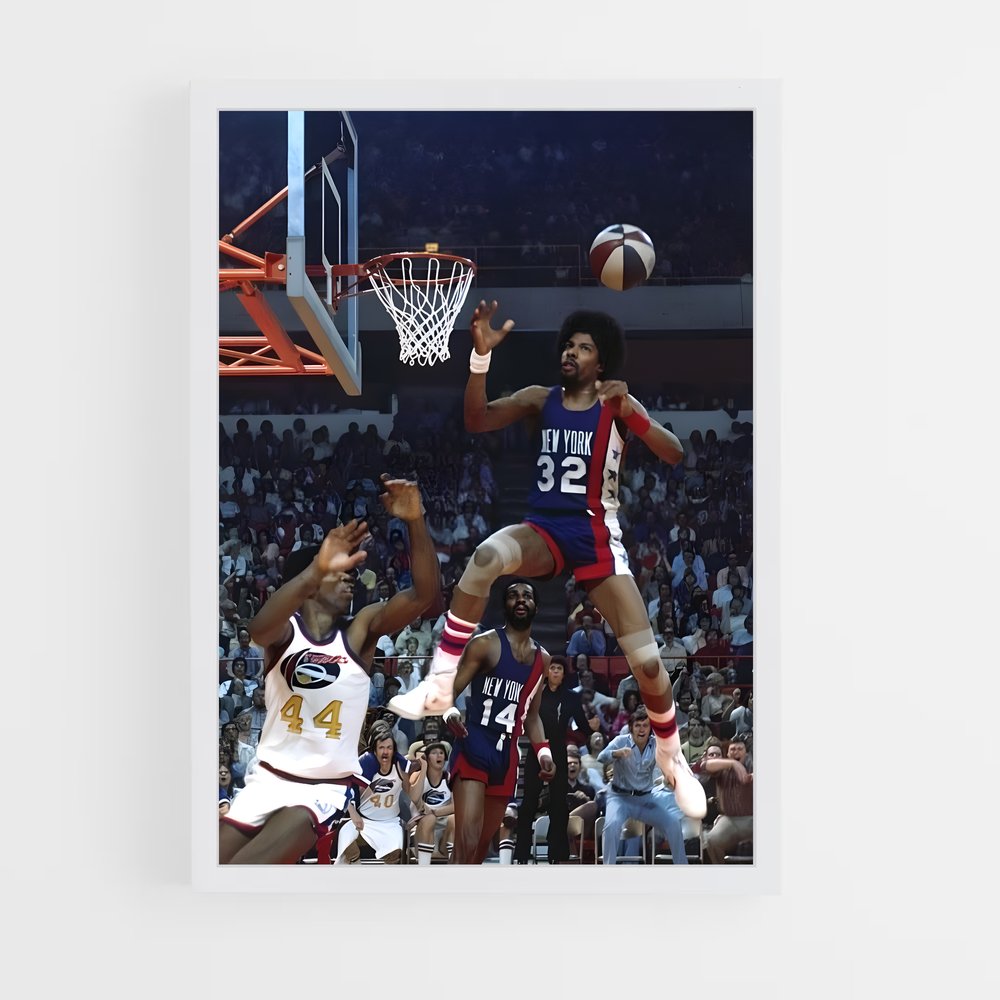 ap-julius erving-12 cadre Blanc