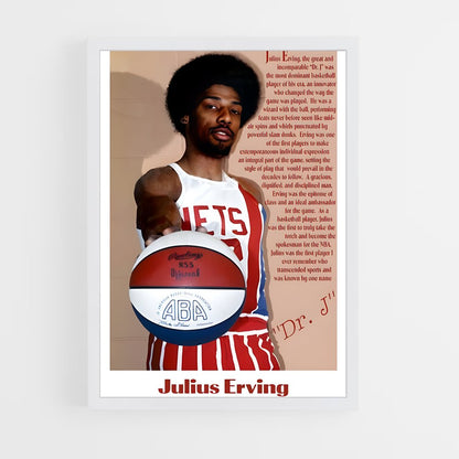ap-julius erving-6 cadre Blanc