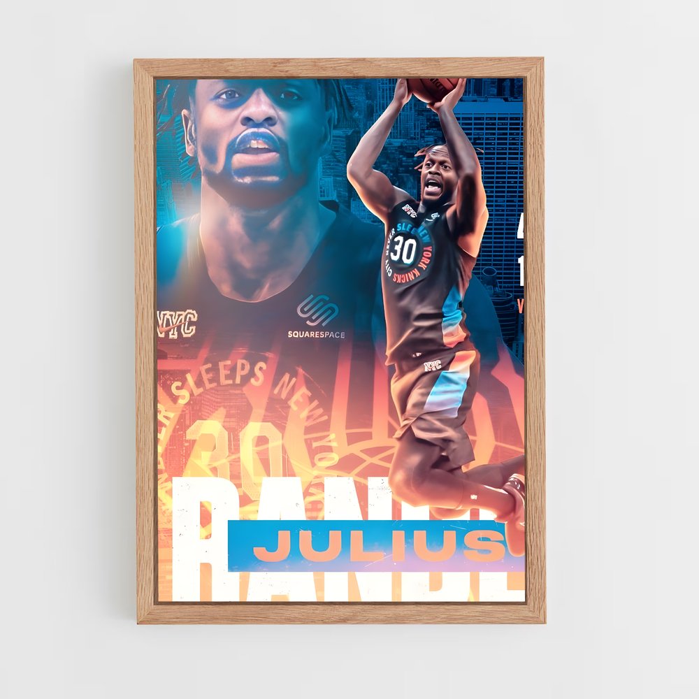 ap-julius randle-6 cadre Bois clair