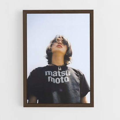 ap-jun matsumoto-9 cadre Bois foncé