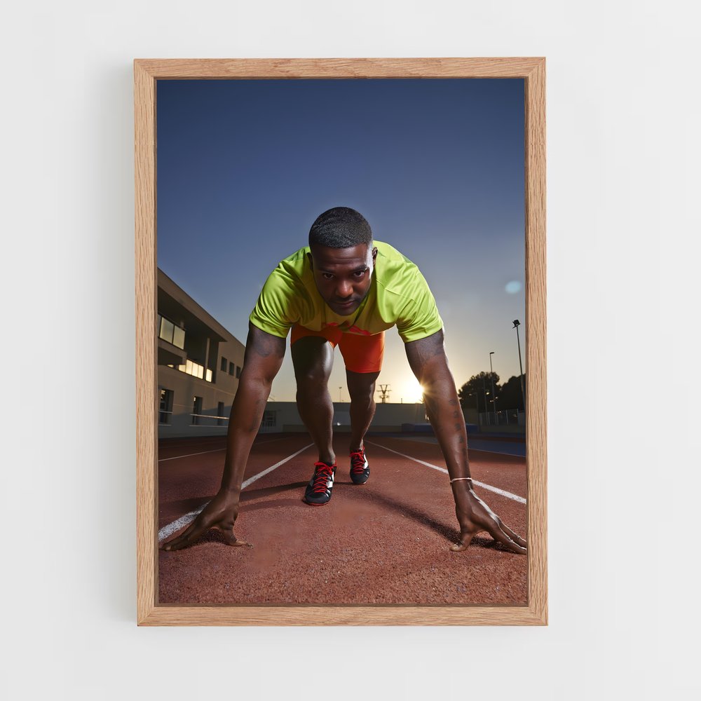 ap-justin gatlin-2 cadre Bois clair