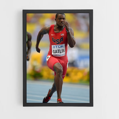ap-justin gatlin-3 cadre Noir