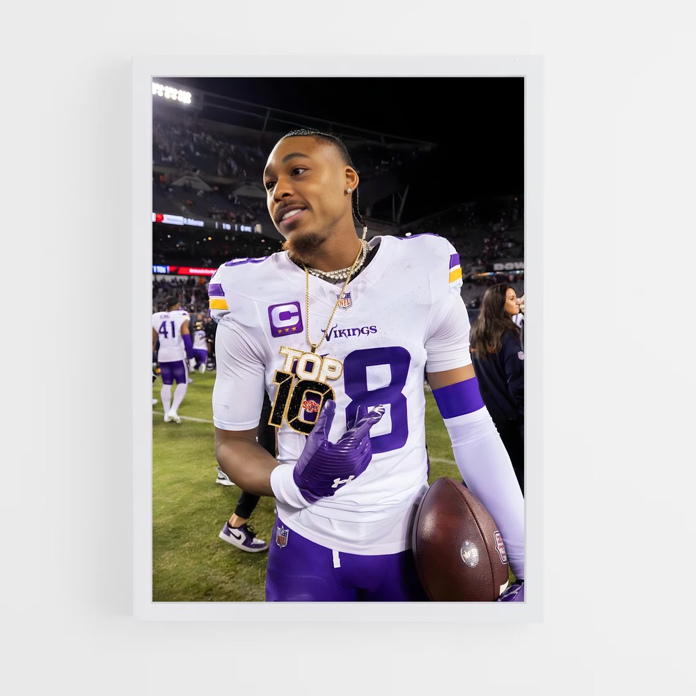 ap-justin jefferson-2 cadre Blanc