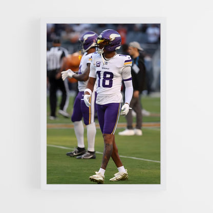 ap-justin jefferson-9 cadre Blanc