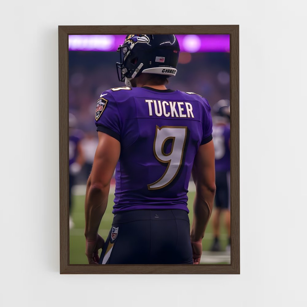 ap-justin tucker-2 cadre Bois foncé
