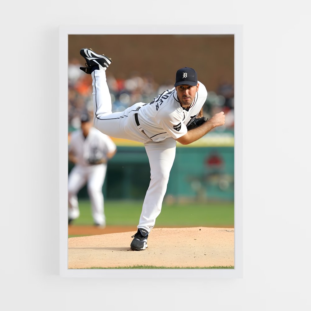 ap-justin verlander-2 cadre Blanc